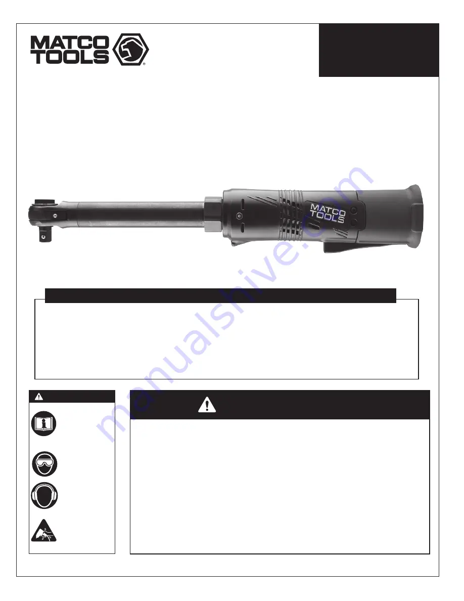 Matco Tools MCL1638LR Operating Instructions Manual Download Page 14