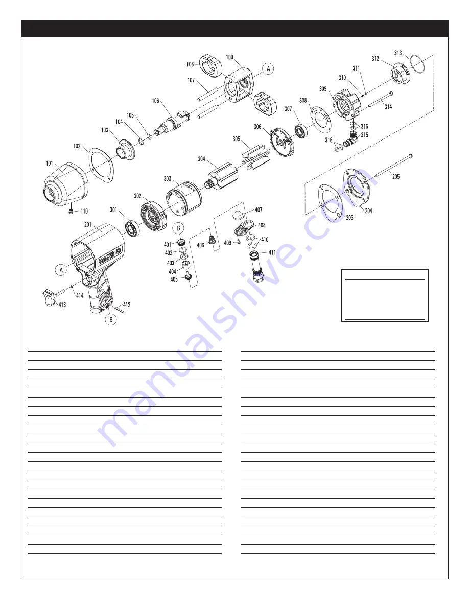 Matco Tools MT1761 Operating Instructions Download Page 4