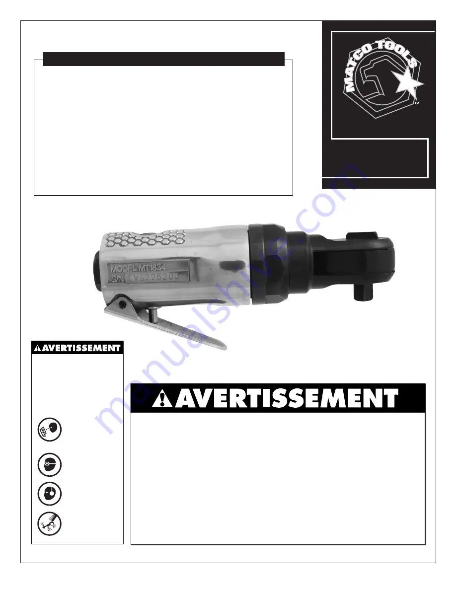 Matco Tools MT1834 Manual Download Page 5