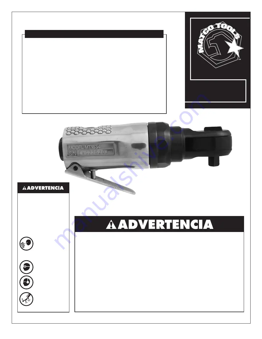 Matco Tools MT1834 Manual Download Page 8