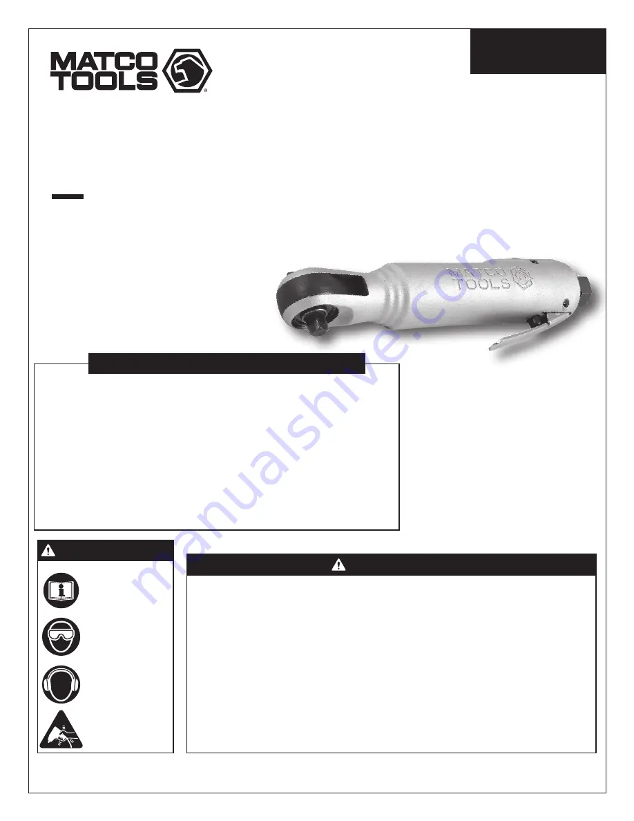 Matco Tools MT1837S Operating Instructions Manual Download Page 10