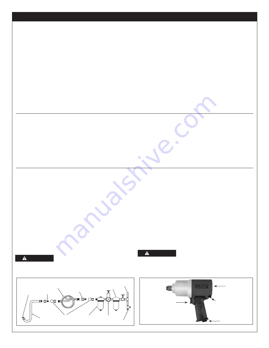 Matco Tools MT2334 Operating Instructions, Warning Information, Parts Breakdown Download Page 3