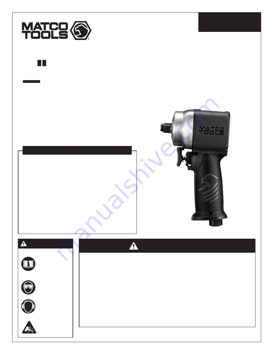 Matco Tools MT2760 Скачать руководство пользователя страница 6