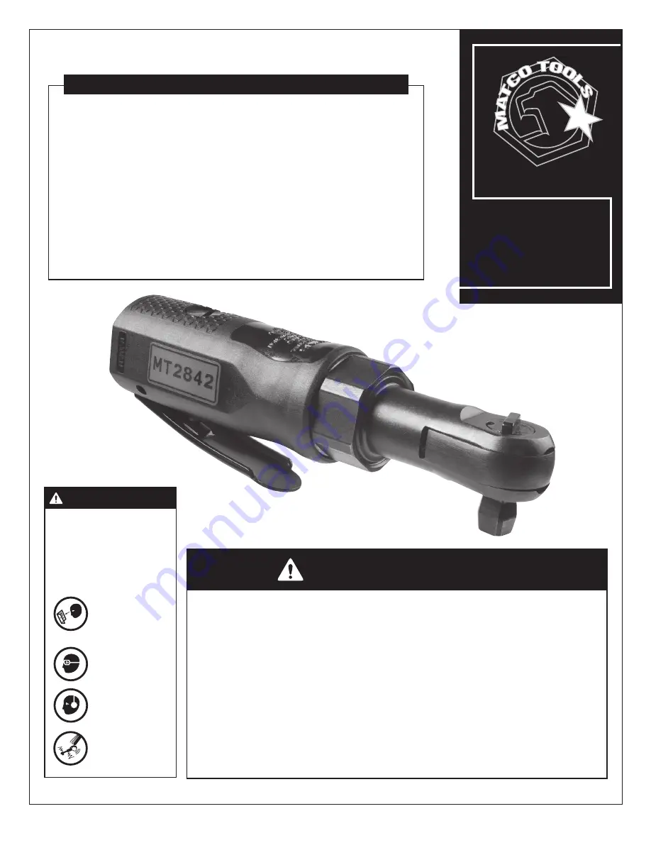 Matco Tools MT2842 Скачать руководство пользователя страница 5