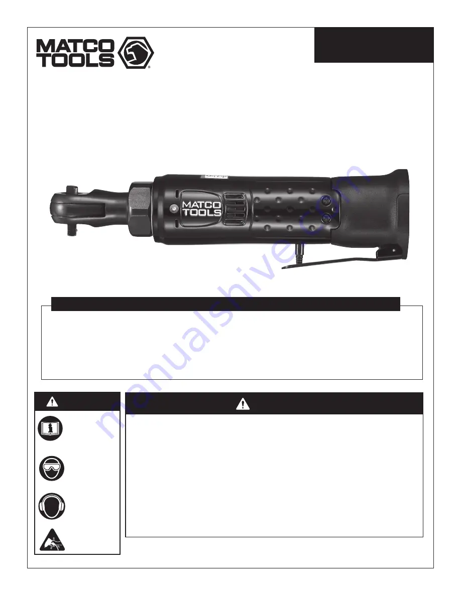 Matco Tools MTC1214R Manual Download Page 1