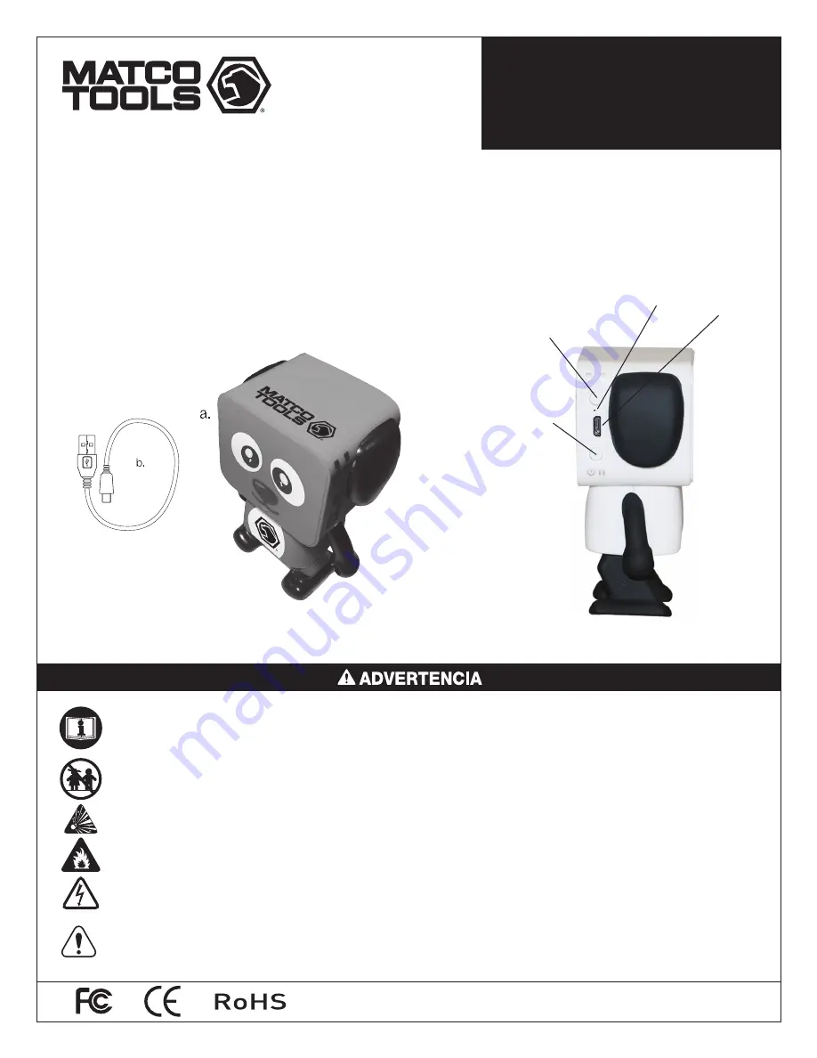 Matco Tools MTCBTDOGB Quick Start Manual Download Page 3