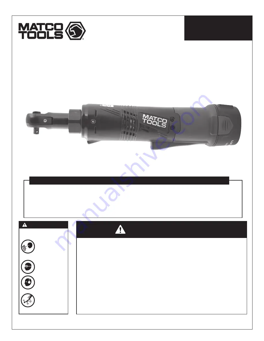 Matco Tools MUC122R Manual Download Page 15