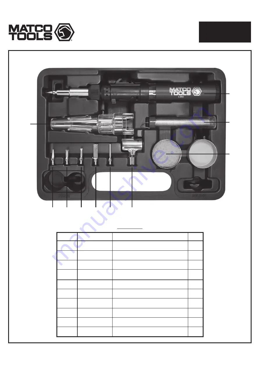 Matco Tools SK8MAT Manual Download Page 6