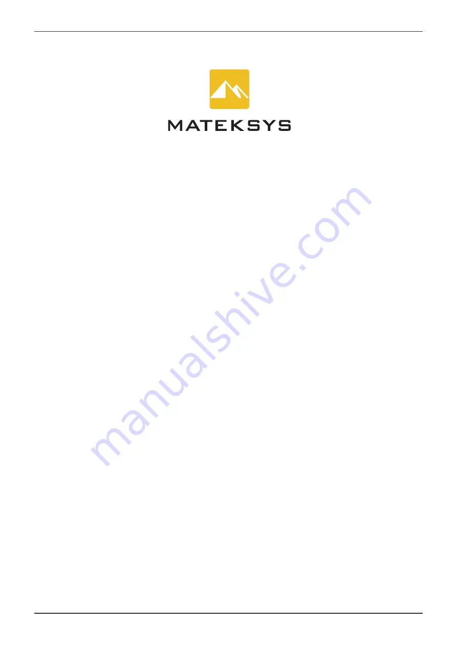 Mateksys Video Transmitter 5.8G VTX-mini Quick Start Manual Download Page 1