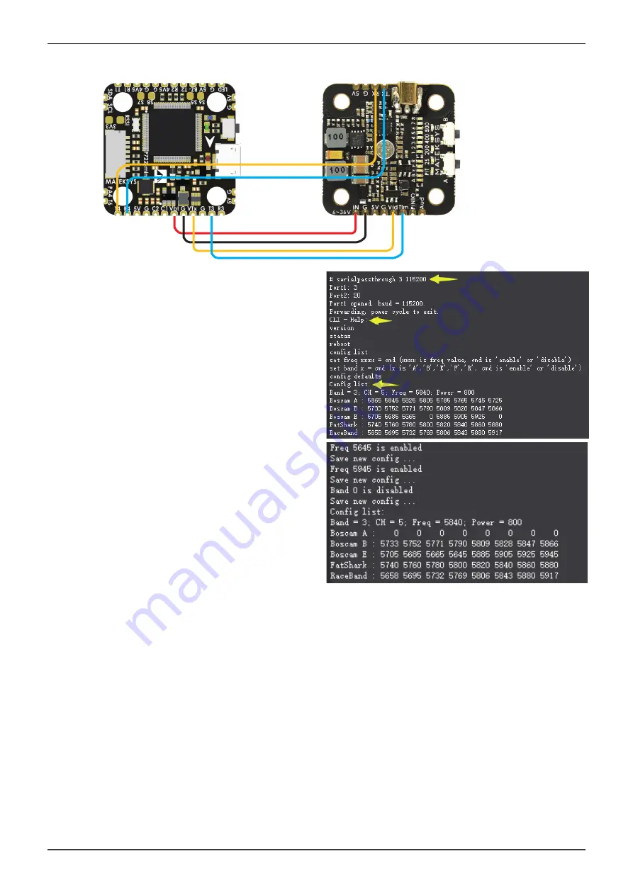 Mateksys Video Transmitter 5.8G VTX-mini Quick Start Manual Download Page 4