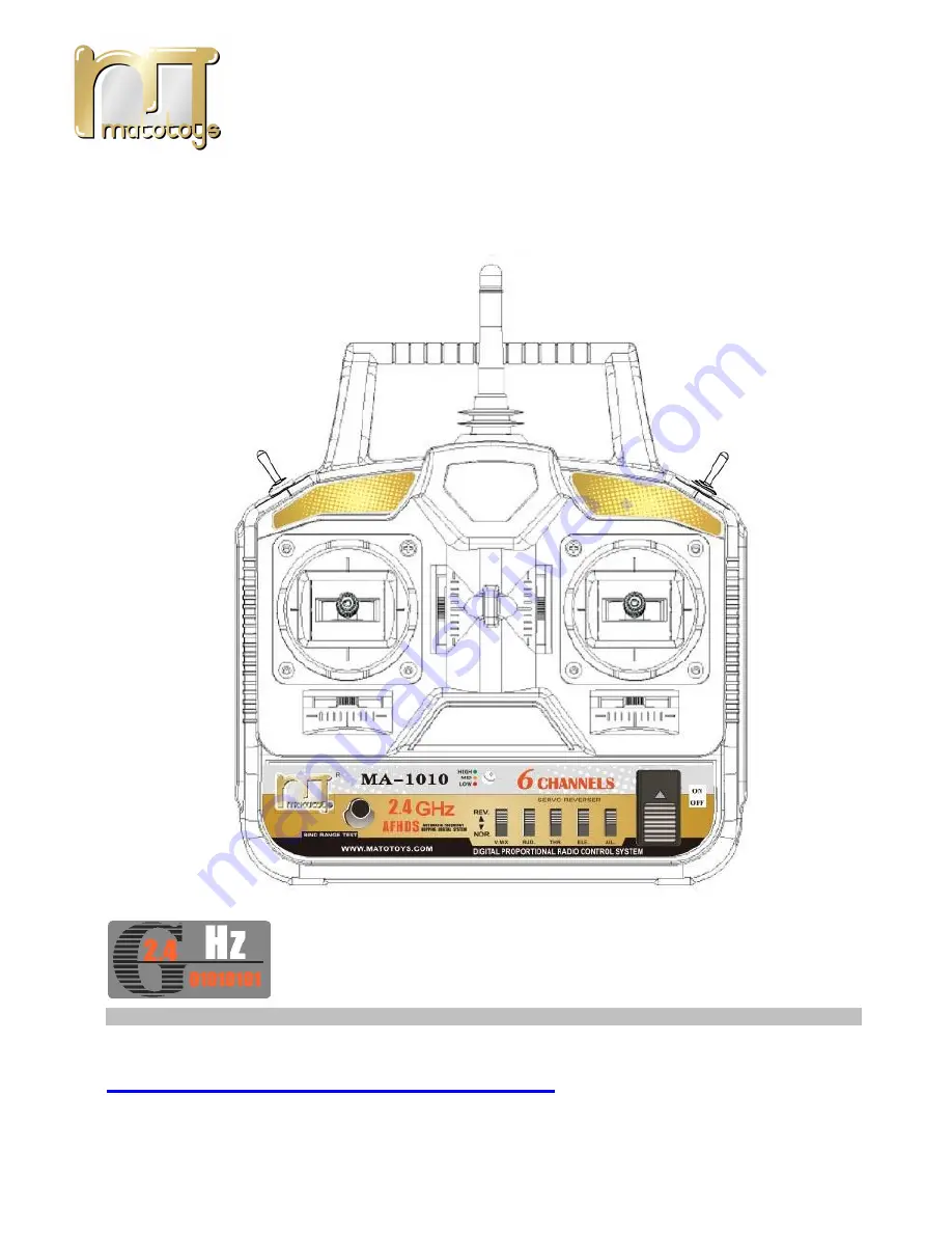 MATOTOYS MA-1010 Скачать руководство пользователя страница 1