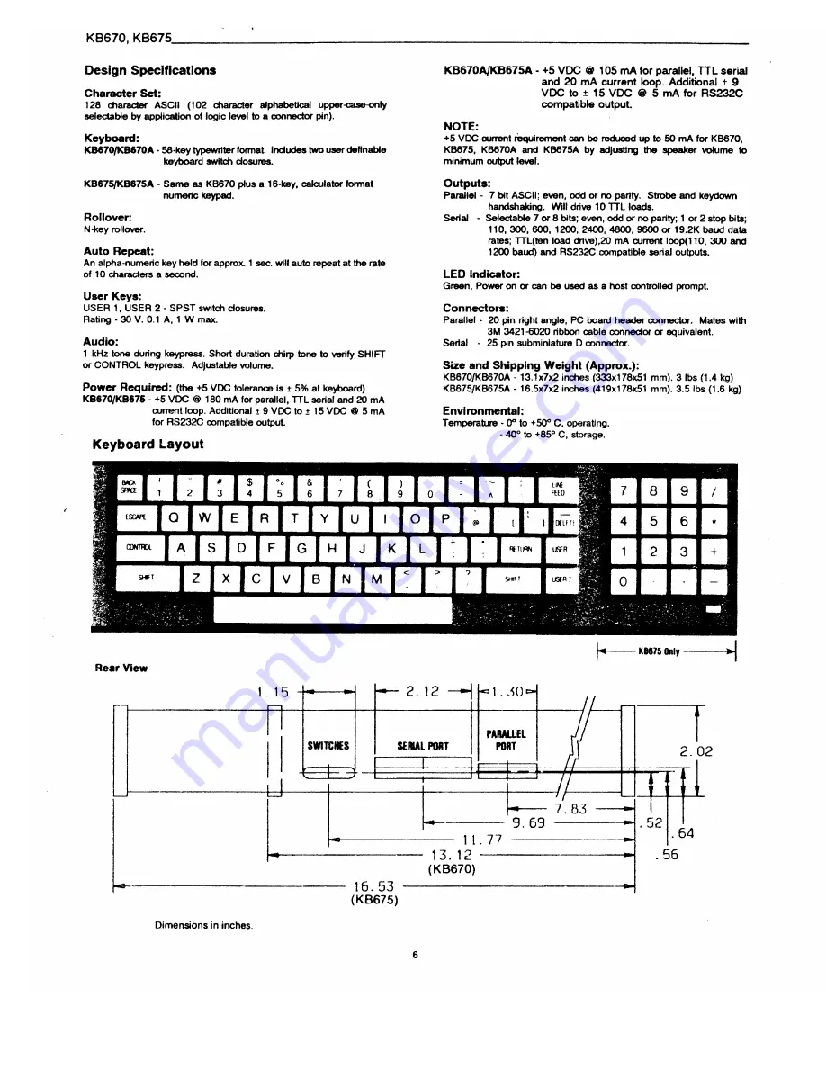 Matric KB670 Скачать руководство пользователя страница 6