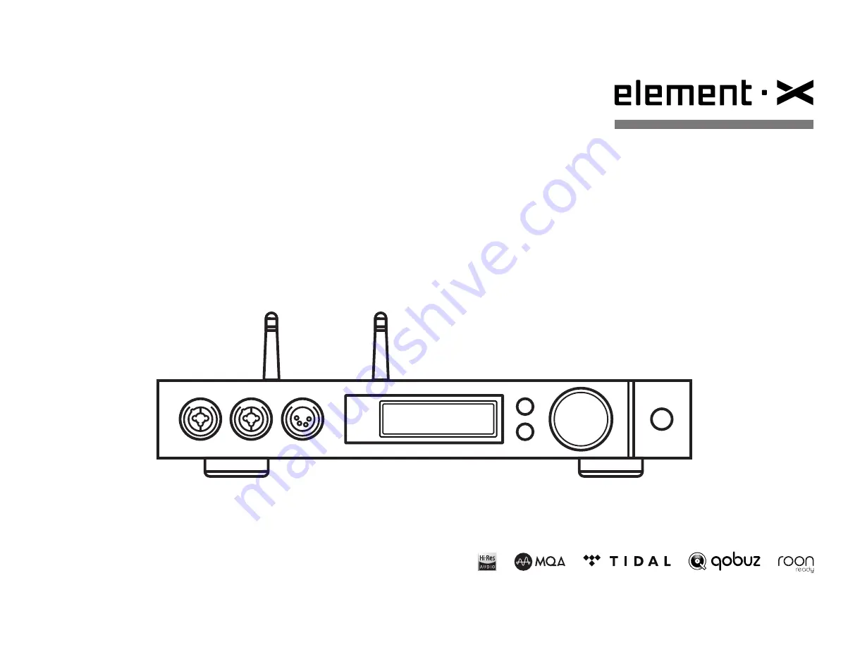 Matrix Audio element X User Manual Download Page 1