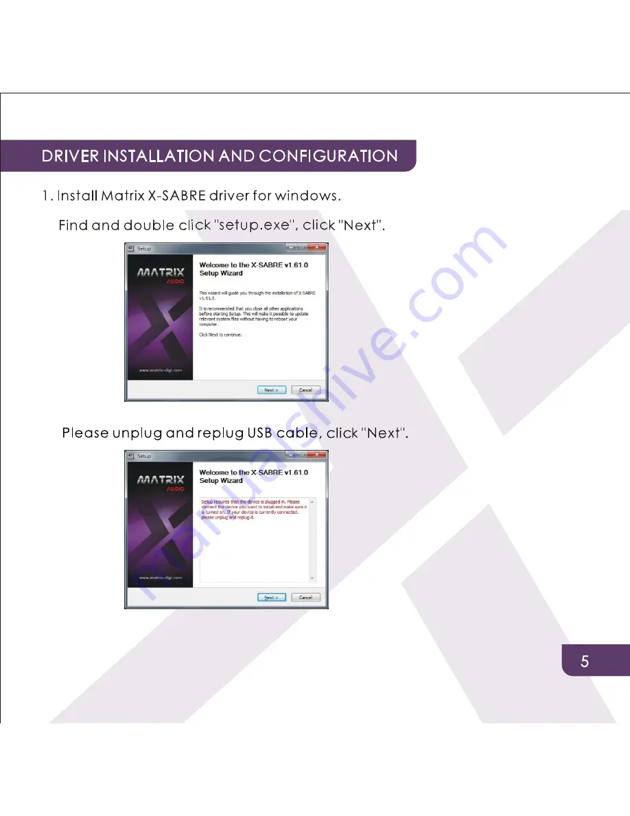 Matrix Audio X-sabre User Manual Download Page 6