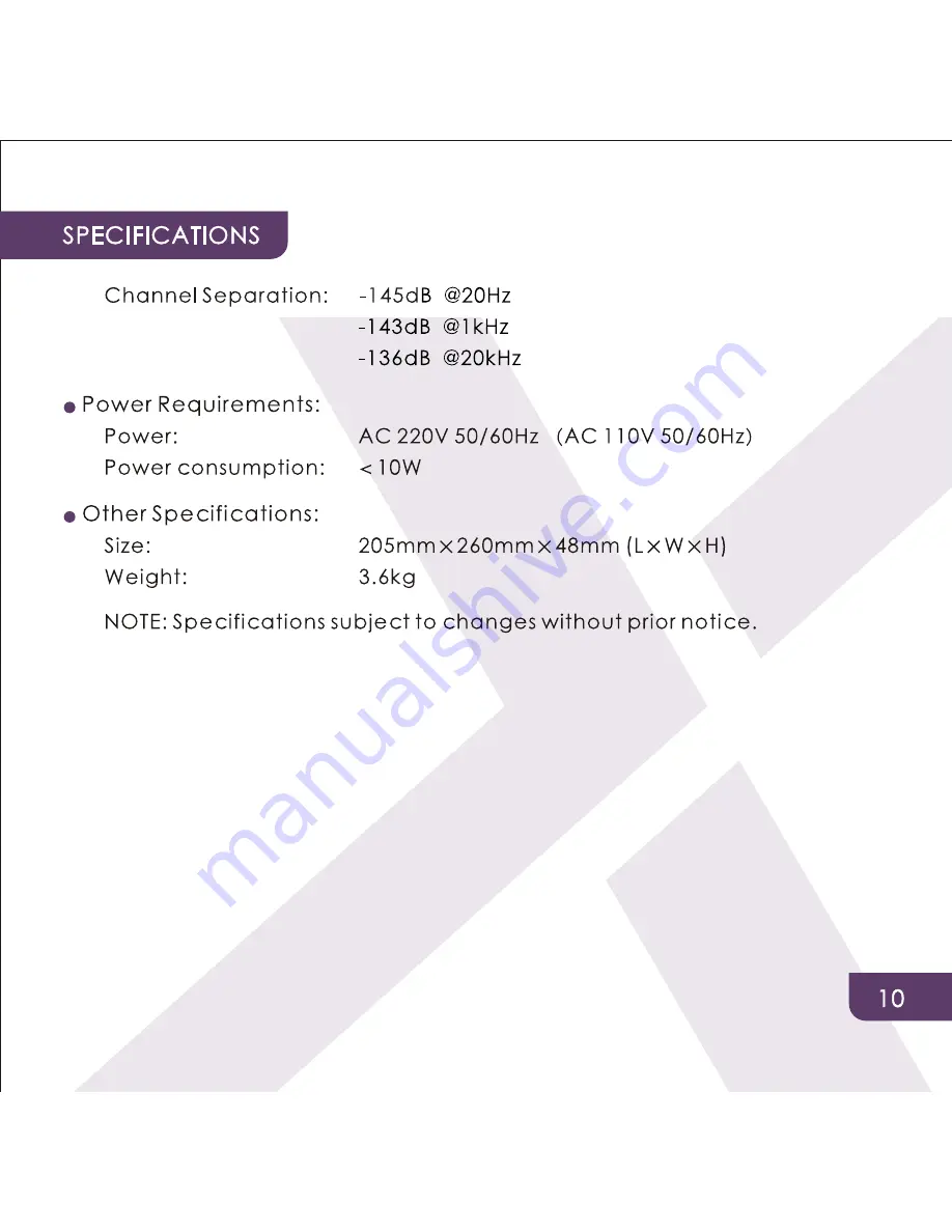 Matrix Audio X-sabre User Manual Download Page 11