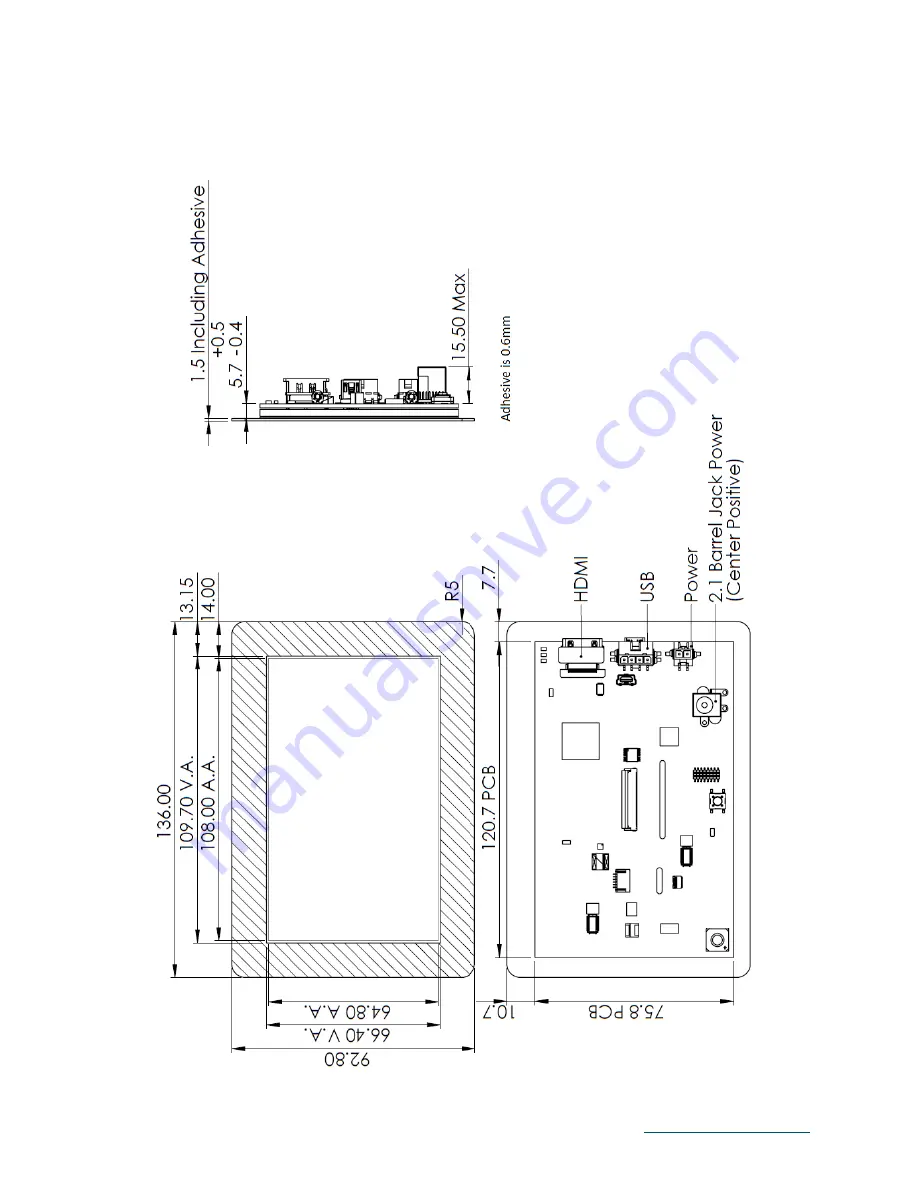 Matrix Orbital HTT50A/G-IPS Hardware Manual Download Page 8