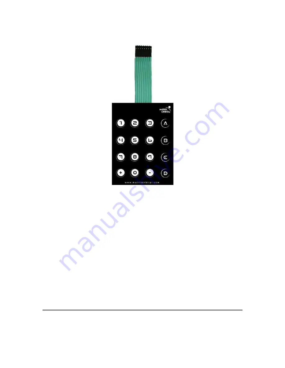 Matrix Orbital LK204-25-USB Technical Manual Download Page 7