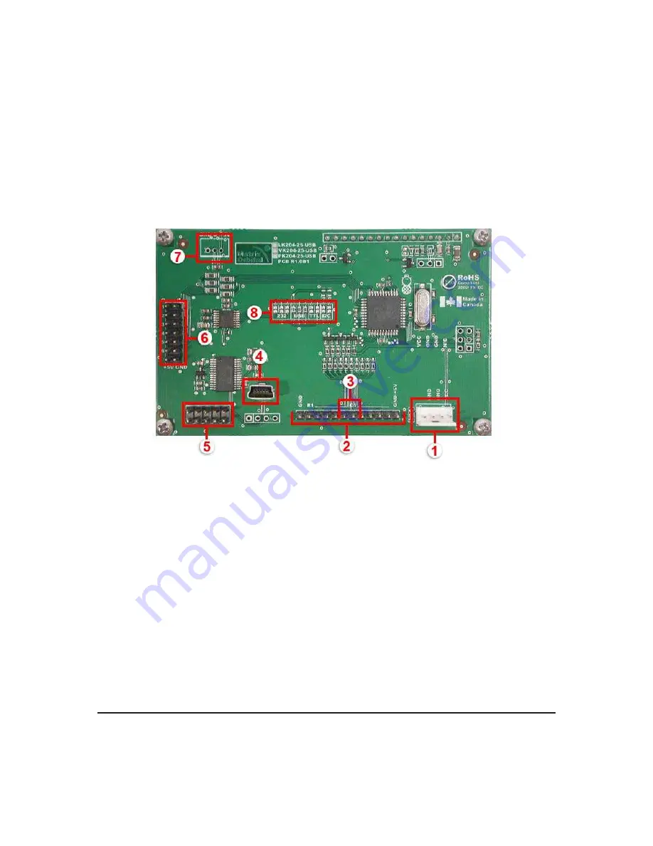 Matrix Orbital LK204-25-USB Technical Manual Download Page 10