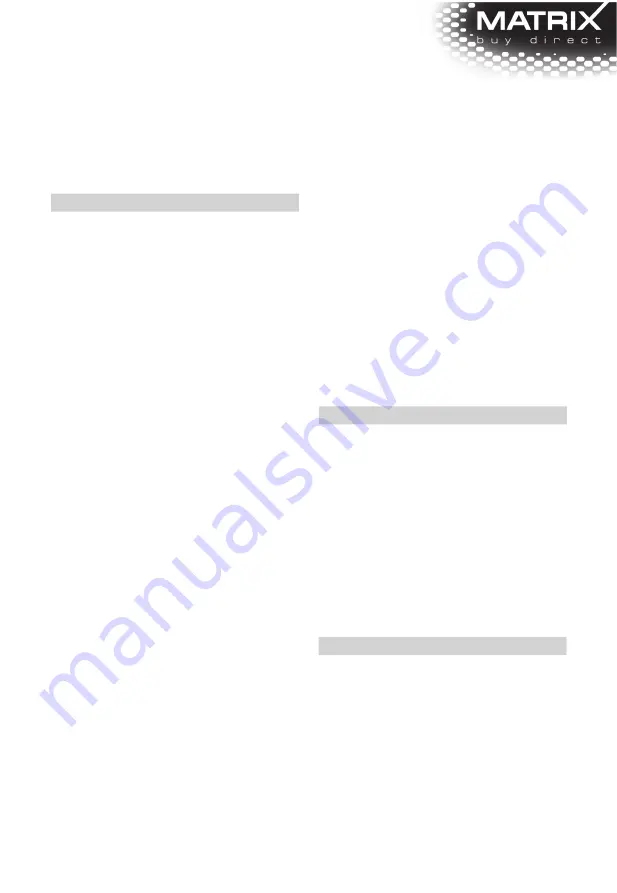 Matrix 59695041 User Manual Download Page 11