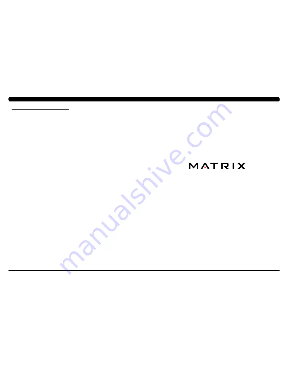 Matrix C5X-05 Service Manual Download Page 48