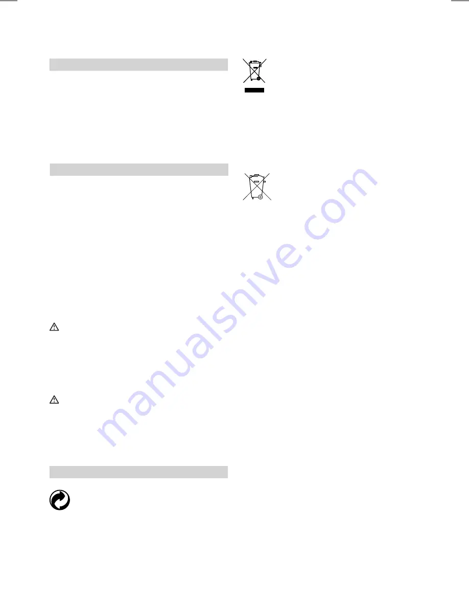 Matrix CMG 3.6V Li Operating Instructions Manual Download Page 14