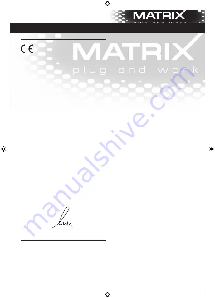 Matrix EH 1600/1000-1 Скачать руководство пользователя страница 57