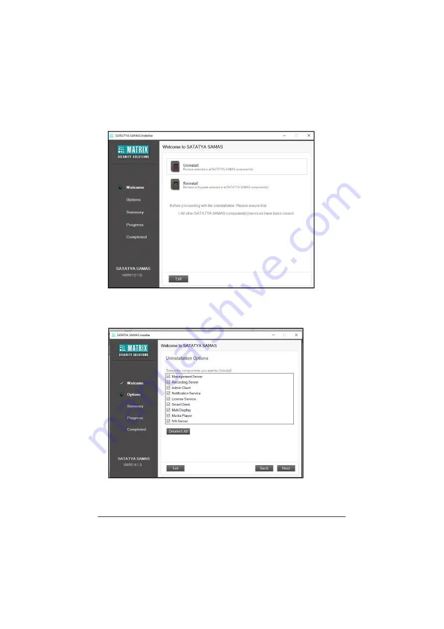 Matrix NVR03208XCTS Quick Start Manual Download Page 47