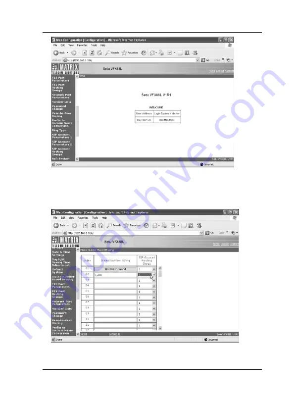 Matrix SETU VFX44L System Manual Download Page 175