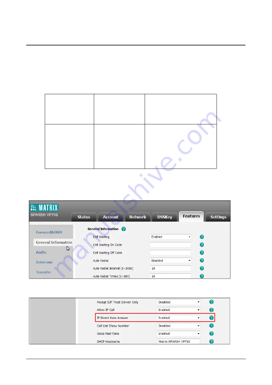 Matrix SPARSH VP710 User Manual Download Page 467