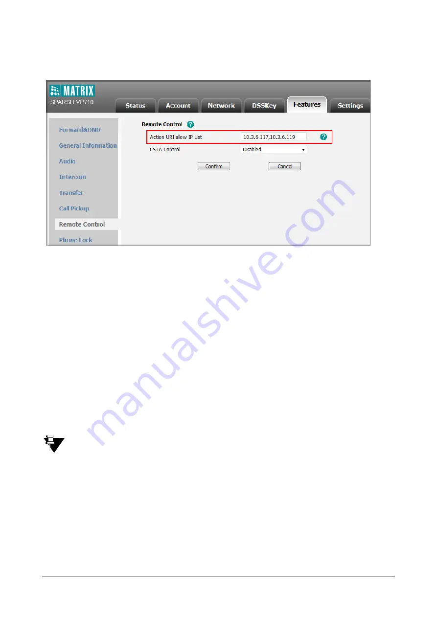 Matrix SPARSH VP710 User Manual Download Page 512