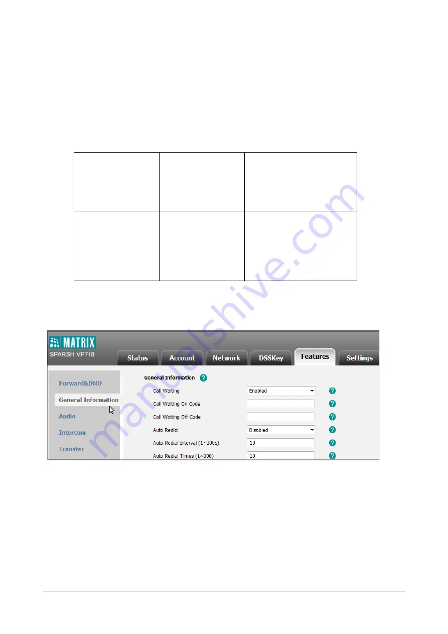 Matrix SPARSH VP710 User Manual Download Page 556