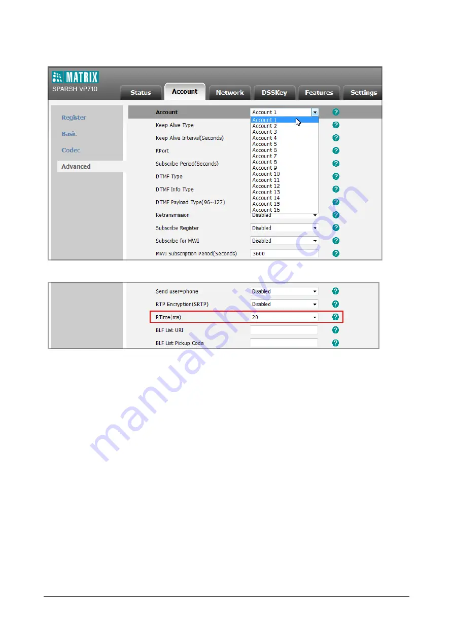 Matrix SPARSH VP710 User Manual Download Page 687