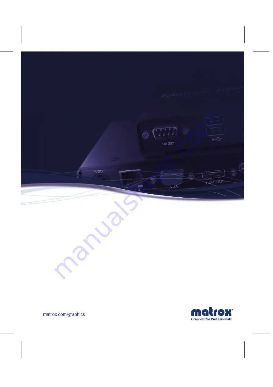 Matrox 5150 Decoder User Manual Download Page 1