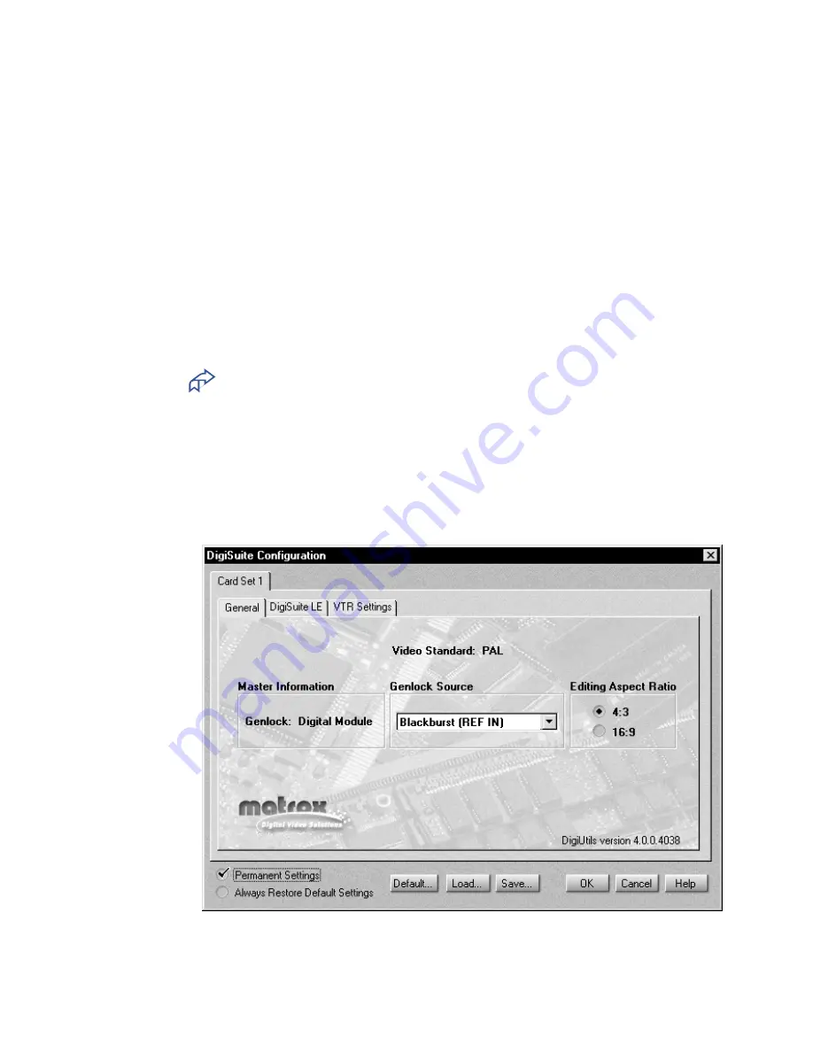 Matrox DigiSuite LE Installation Manual Download Page 68