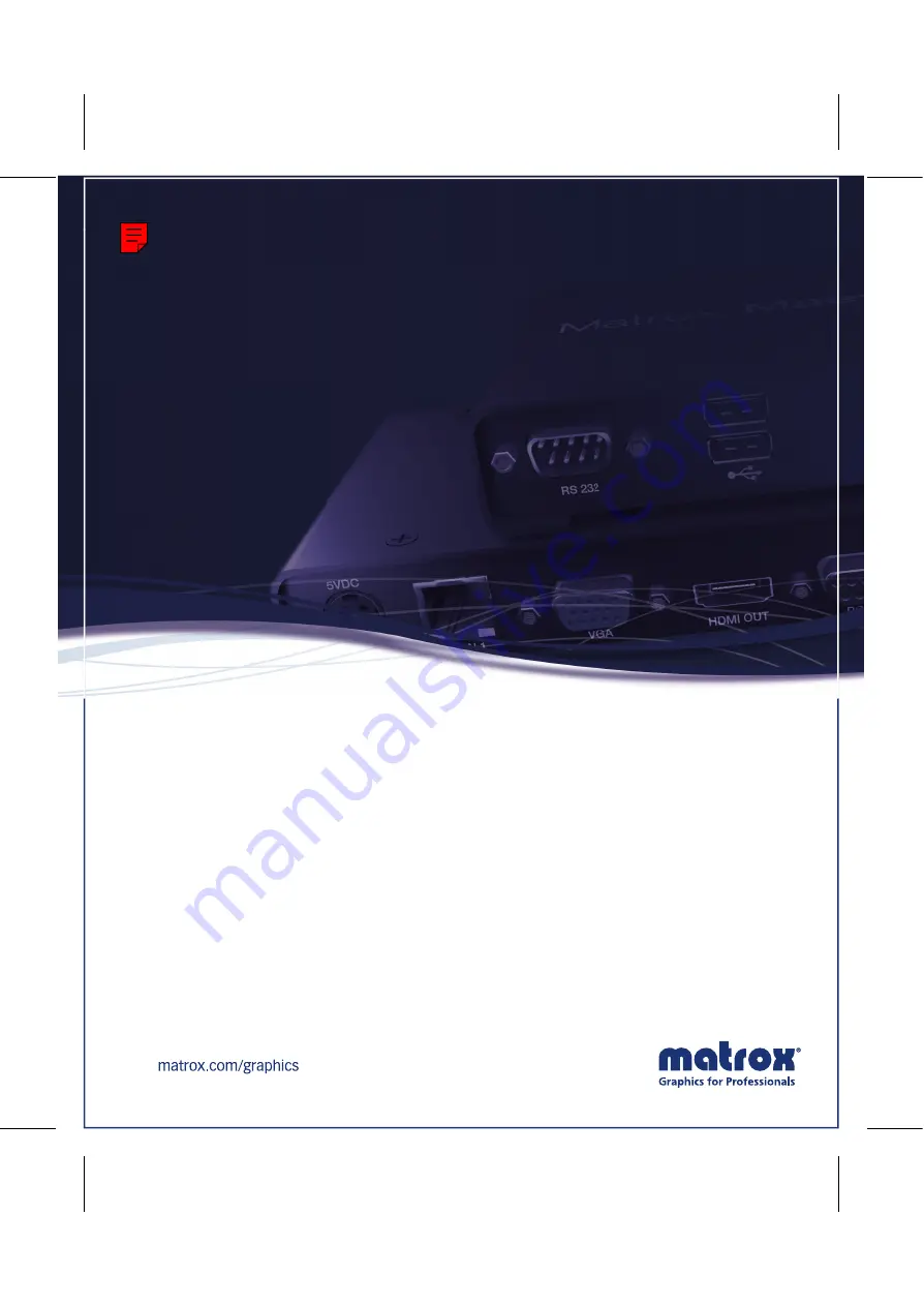 Matrox maevex series Manual Download Page 1