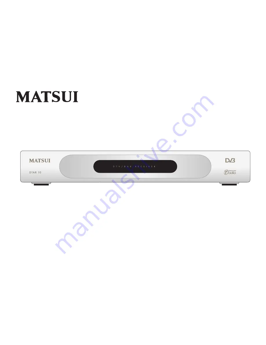 Matsui DTAR10 User Manual Download Page 1