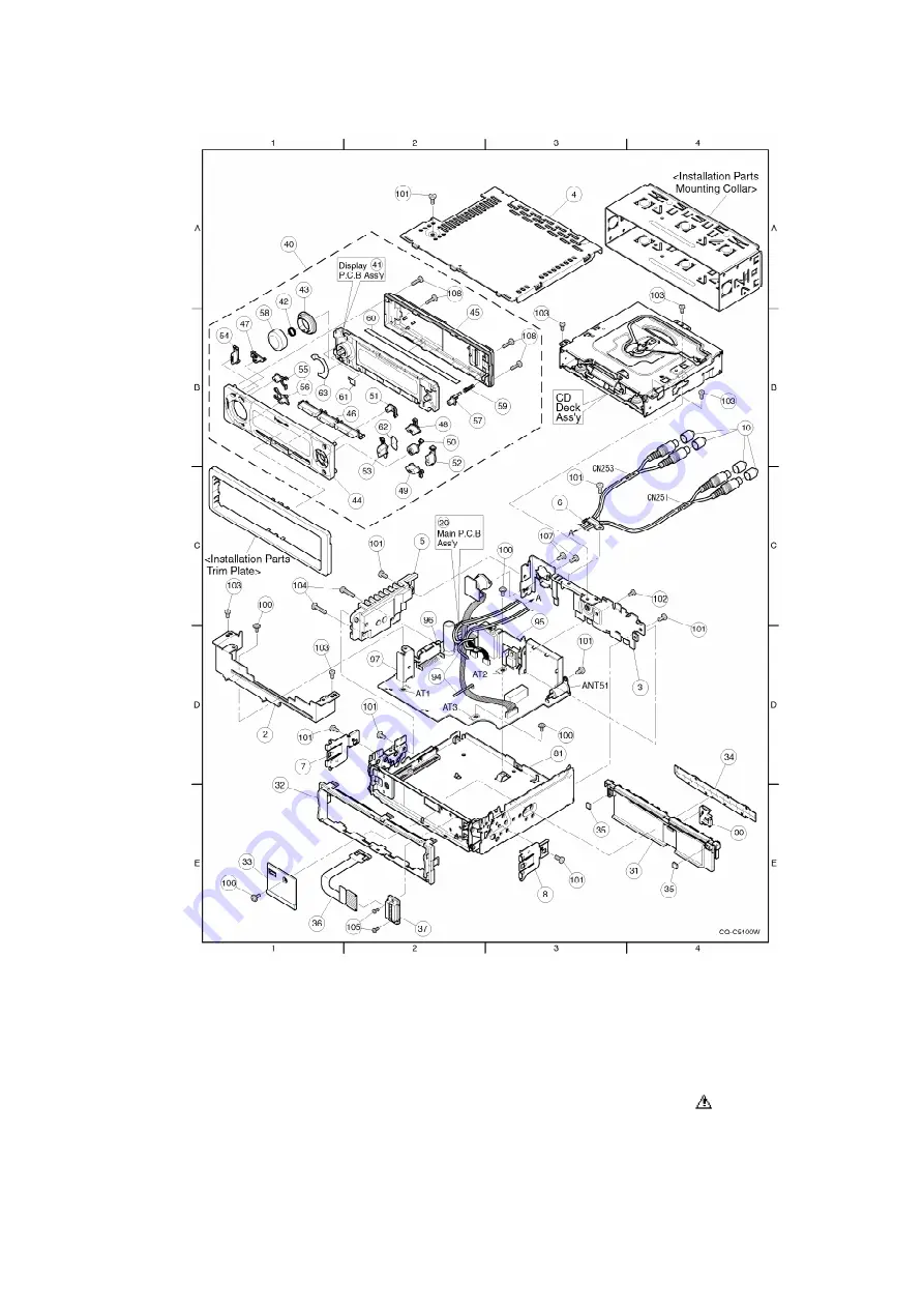 Matsushita Electric CQ-5300W Manual Download Page 79