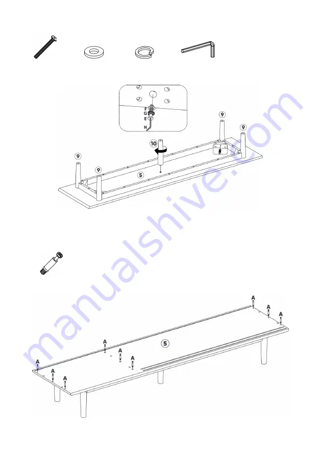 Matt Blatt AMAGER SIDEBOARD (OAK) User Manual Download Page 6