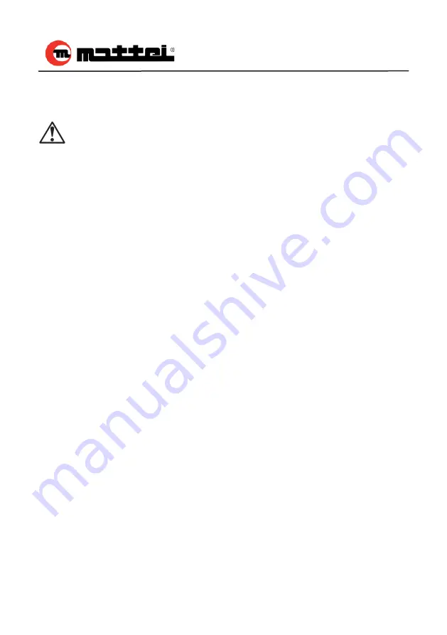 Mattei BLADE 4 Instruction, Use And Maintenance Manual Download Page 14