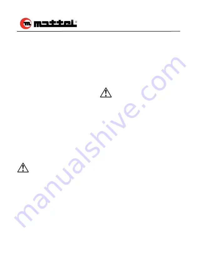 Mattei BLADE 4 Instruction, Use And Maintenance Manual Download Page 44