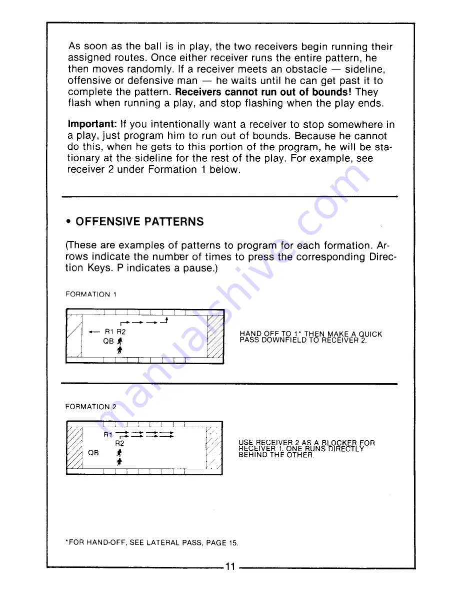 Mattel World Championship Football Instructions Manual Download Page 13