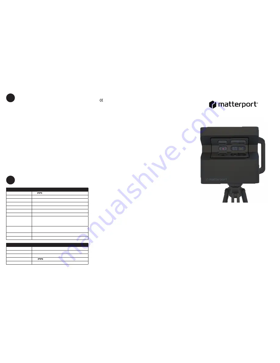 Matterport Pro2 3D Camera MC250 User Manual Download Page 1