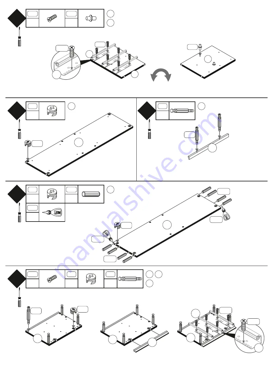 Mäusbacher ARIZONA 0748-13 Assembly Instructions Manual Download Page 3