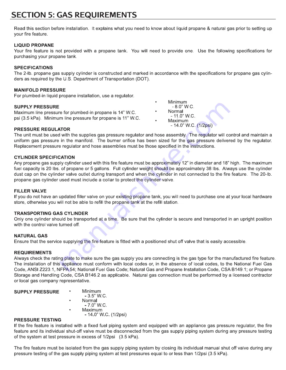 Maven NAPA Series Operating Instructions And Installation Information Download Page 8