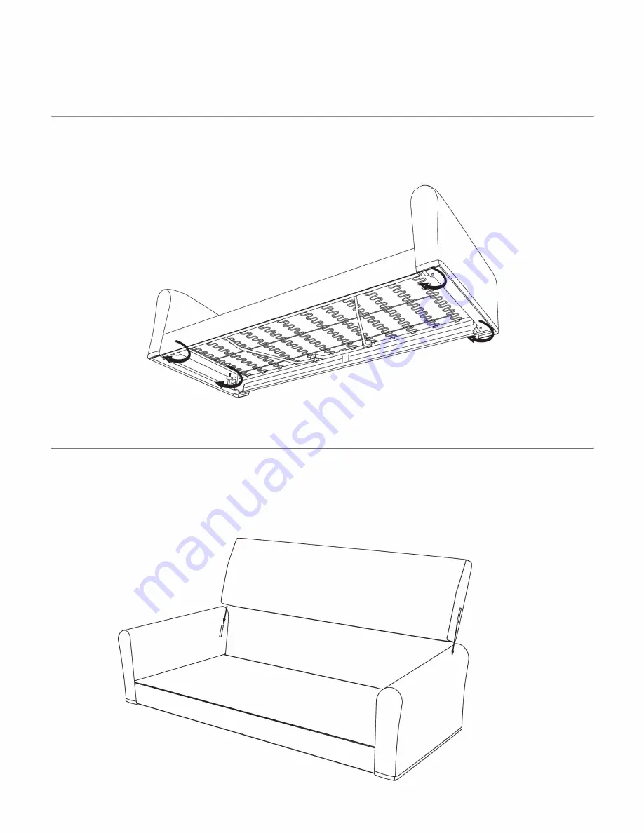 Maven ROLLED ARM SOFA & LOVESEAT Assembly Download Page 3