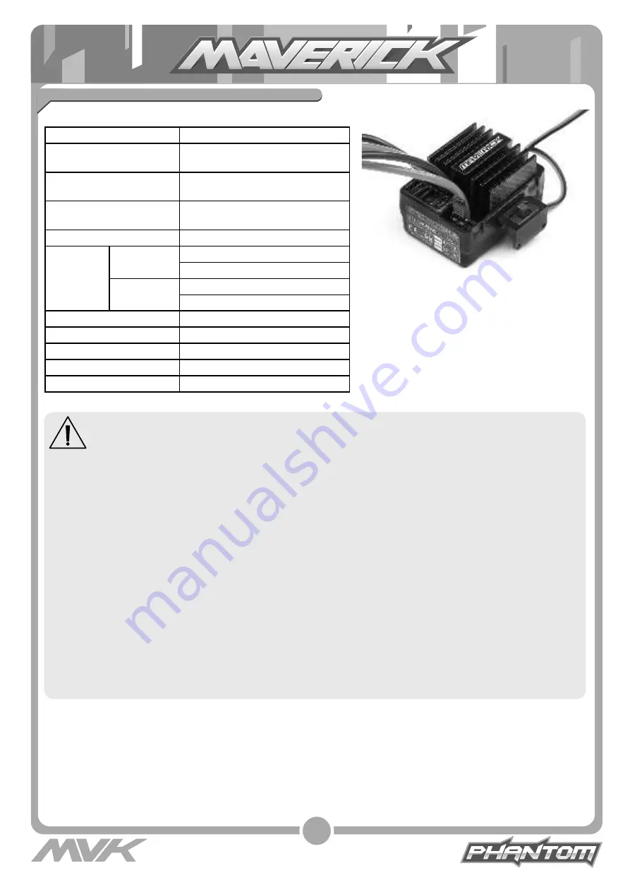 Maverick MSC-30BR-WP Instruction Manual Download Page 16