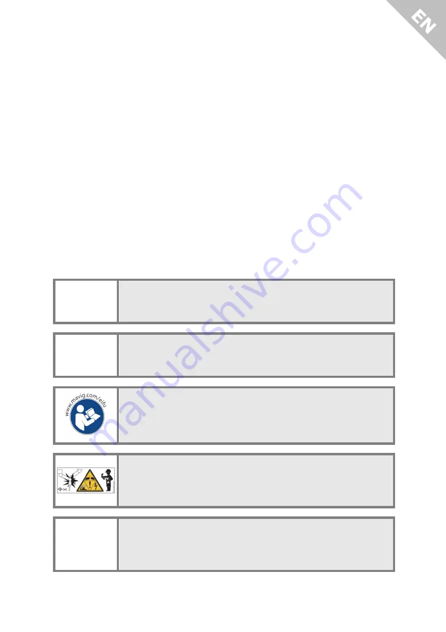 MAVIG GD50-STD Instructions For Use Manual Download Page 15