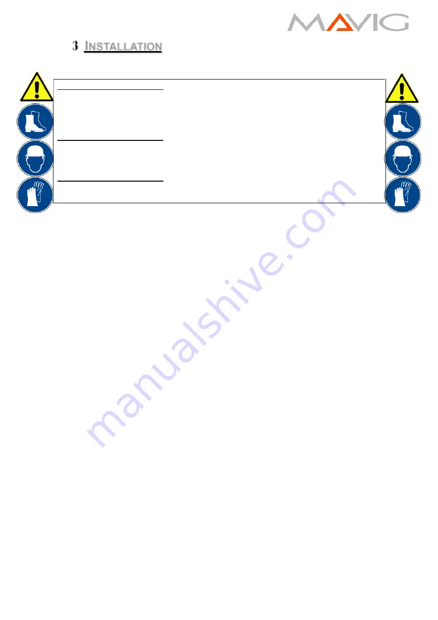 MAVIG GD60D012 Assembly Instructions Manual Download Page 10