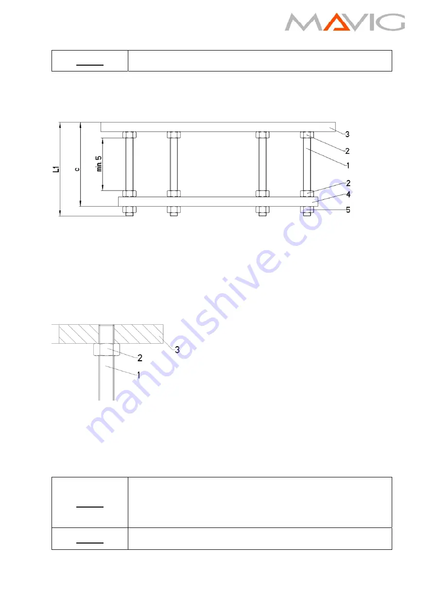 MAVIG GD60D012 Assembly Instructions Manual Download Page 15