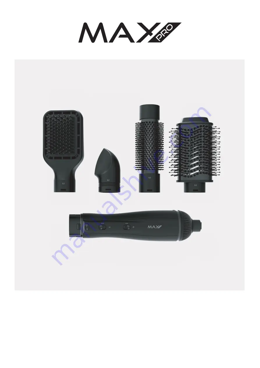 Max Pro MULTI AIRSTYLER S2 Manual Download Page 1